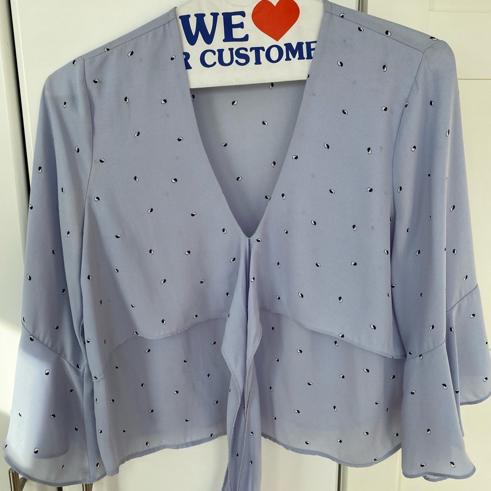 LUSH Abstract Design Blouse